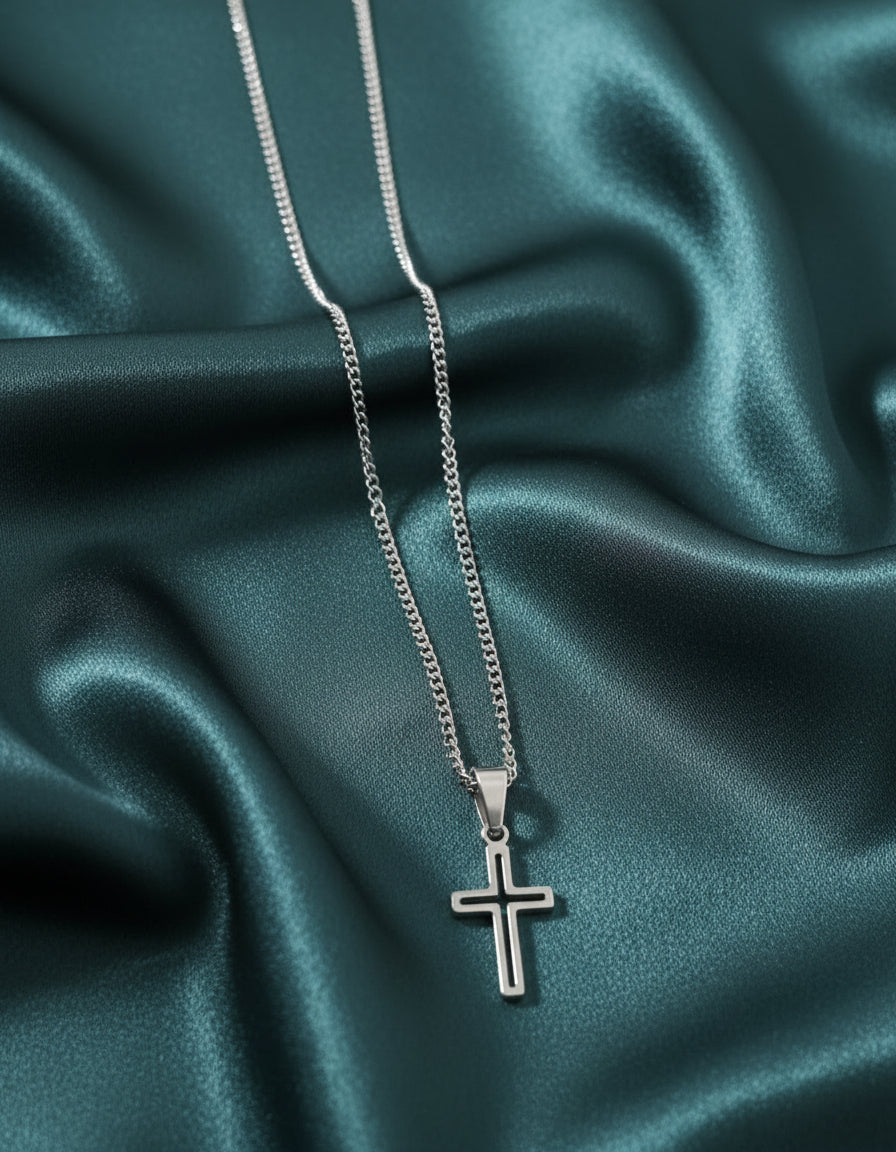 Jade Necklace (Cross)