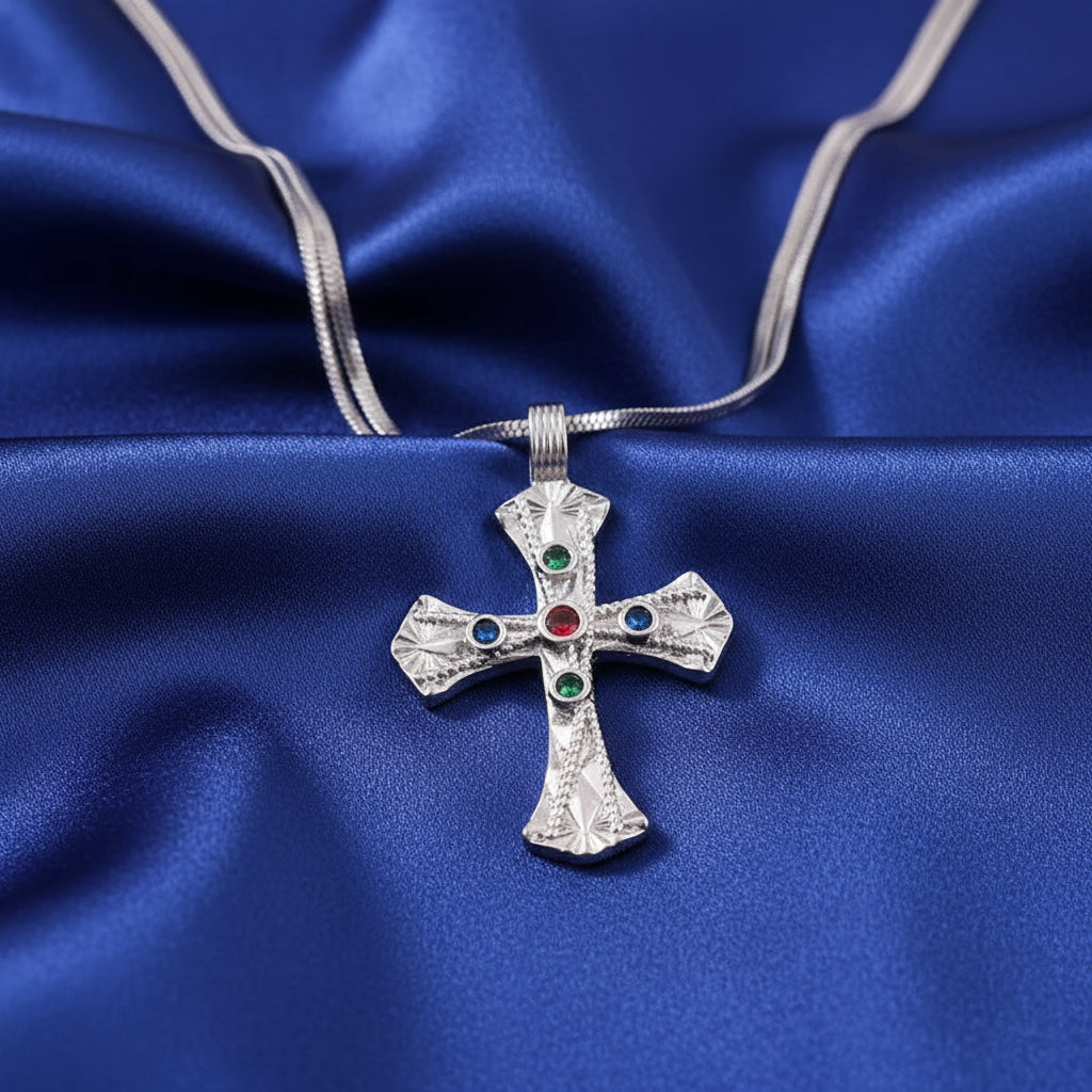 Classic zircon cross