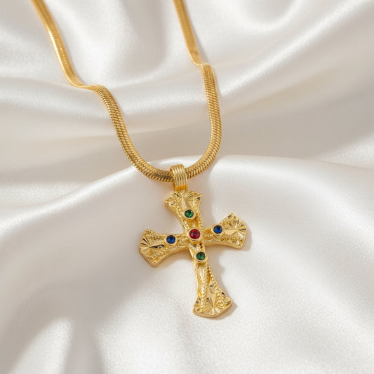Classic zircon cross
