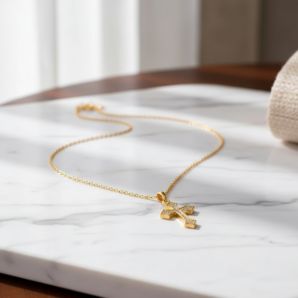 Lampsi Necklace (Cross)