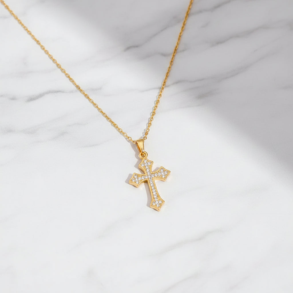 Lampsi Necklace (Cross)