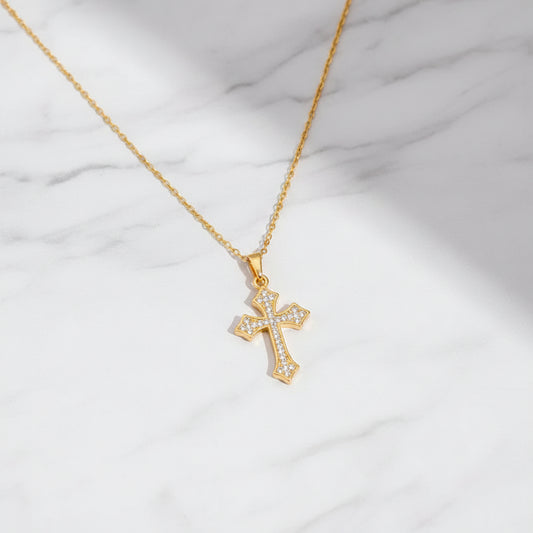 Lampsi Necklace (Cross)
