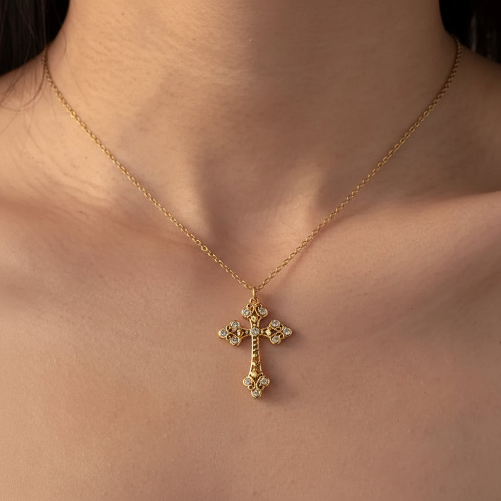 Kyklades Necklace (Cross)