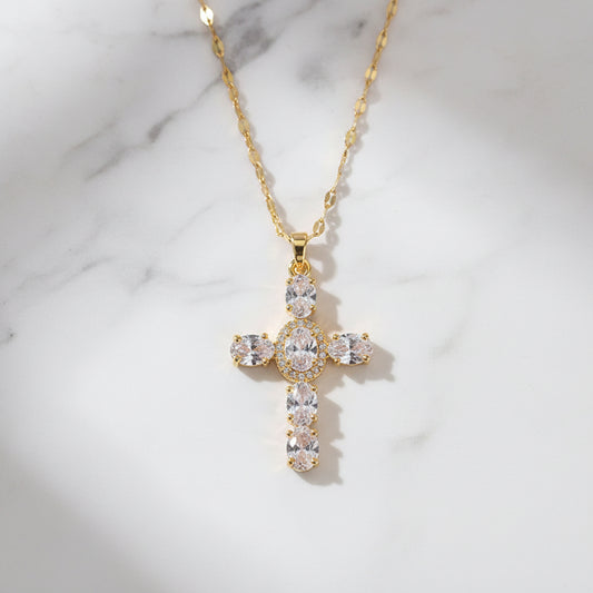 Myrtia Necklace (Cross)