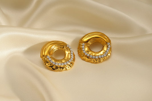 Petal earrings