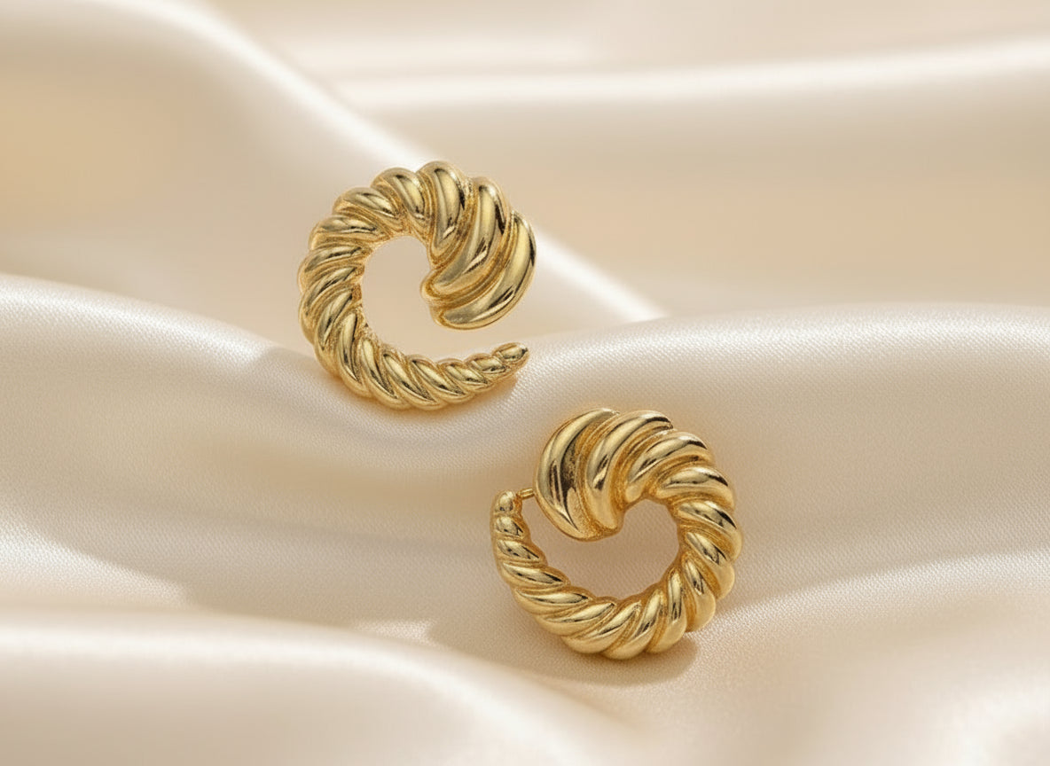 Santorini twisted earrings
