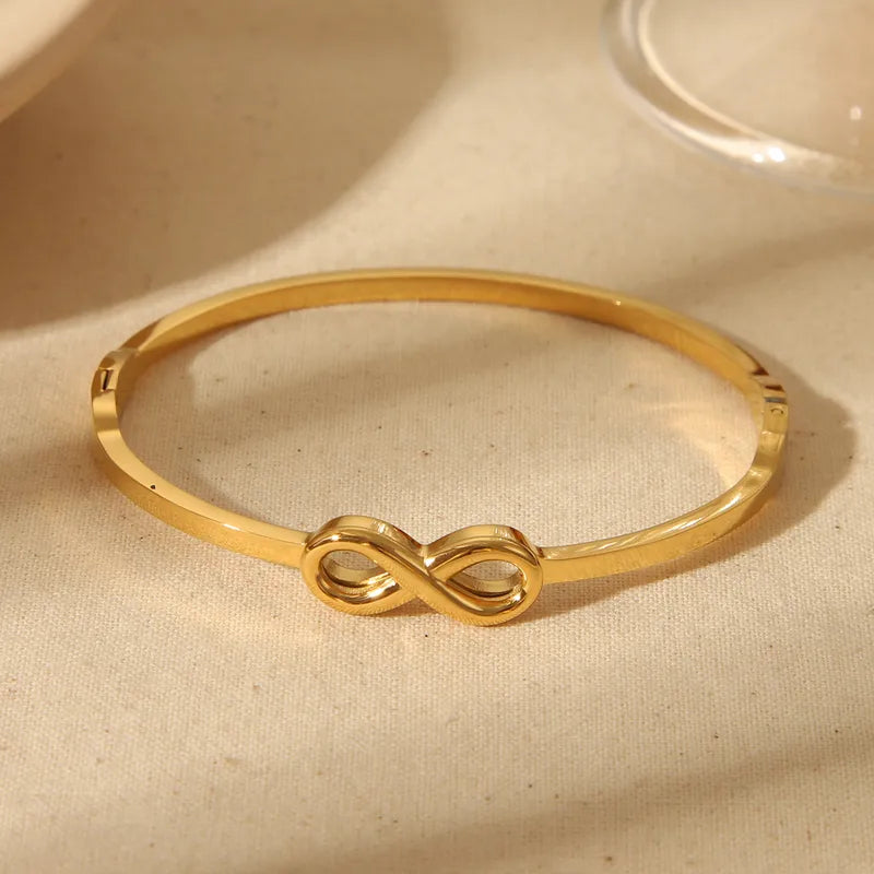 Infinity Bangle Bracelet