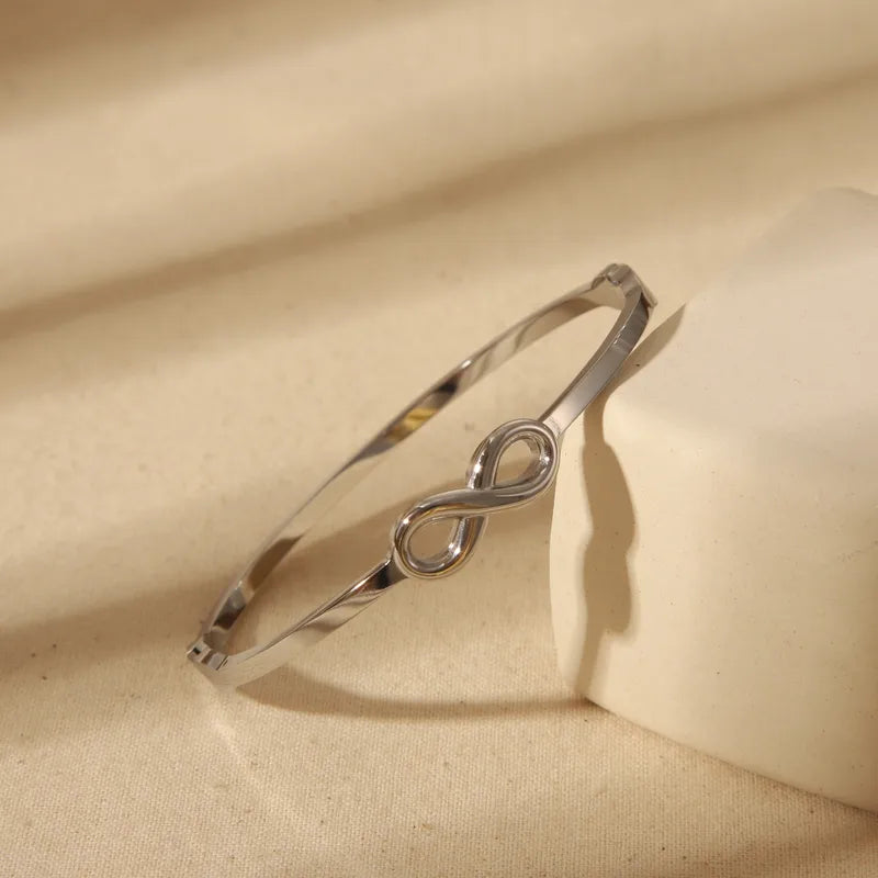 Infinity Bangle Bracelet