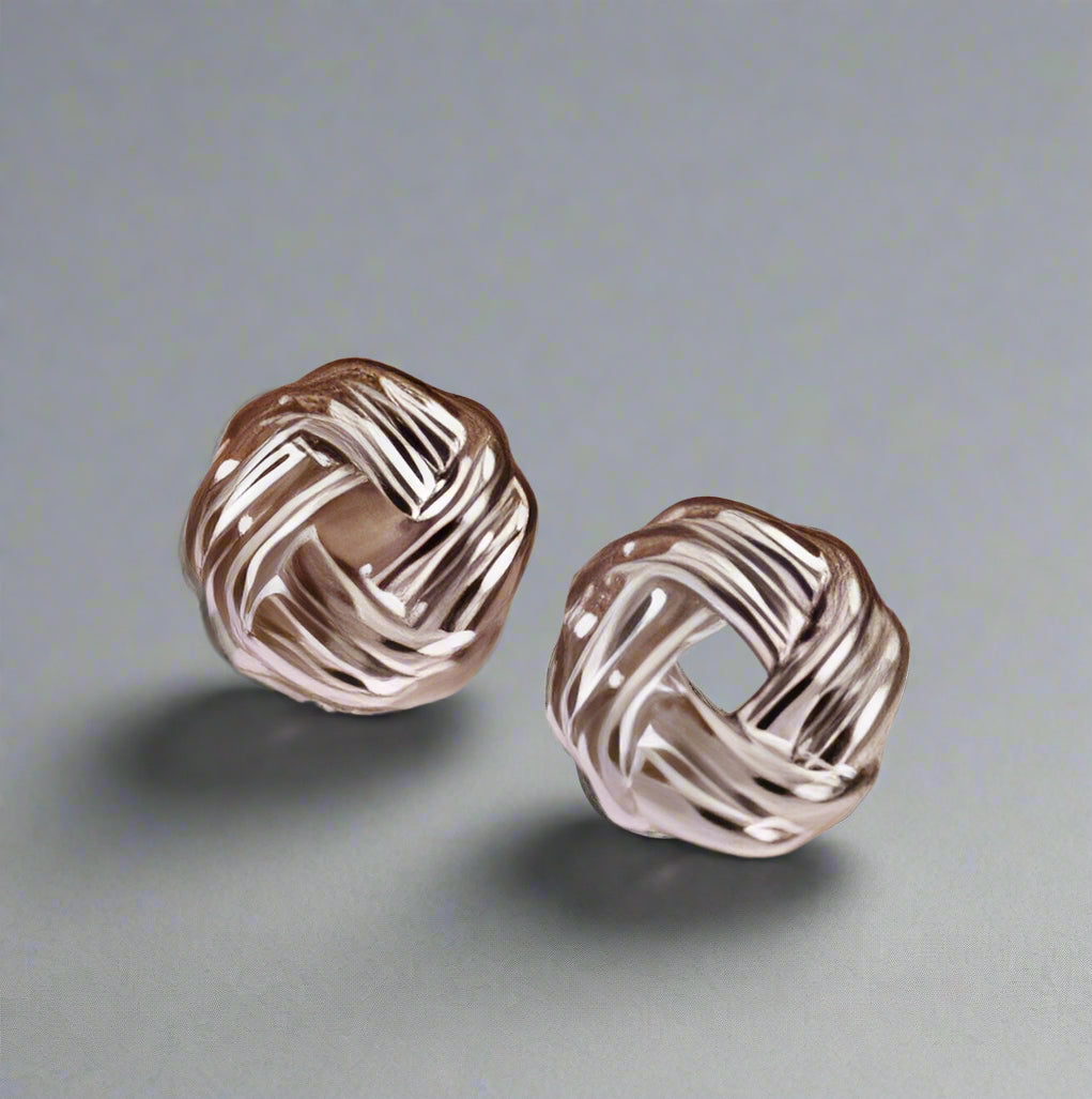 French circle earrings