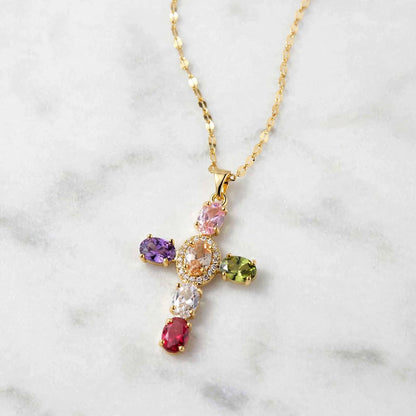 Kyma Cross Necklace